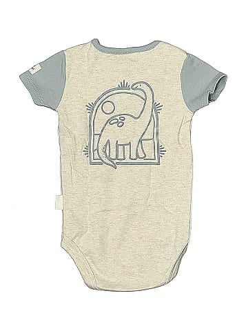 Rabbit Bear Short Sleeve Onesie (view 2)