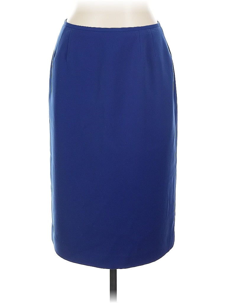 Pre-owned Le Suit Formal Skirt In Blue