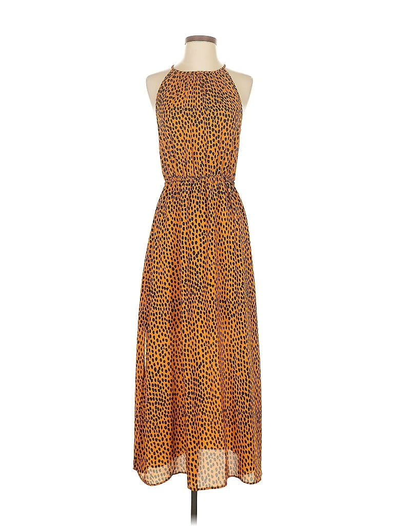 Pre-owned J.crew Factory Store Casual Dress In Orange