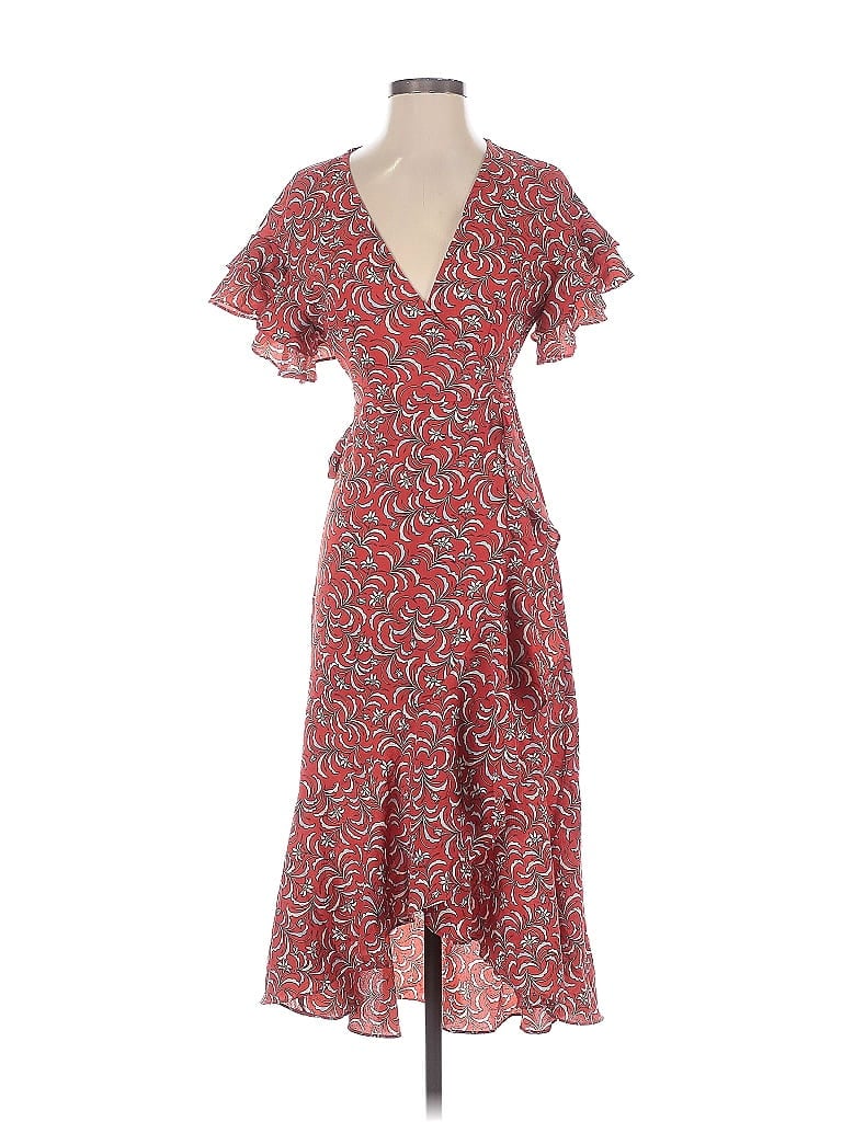 Pre-owned Max Studio Casual Dress In Red