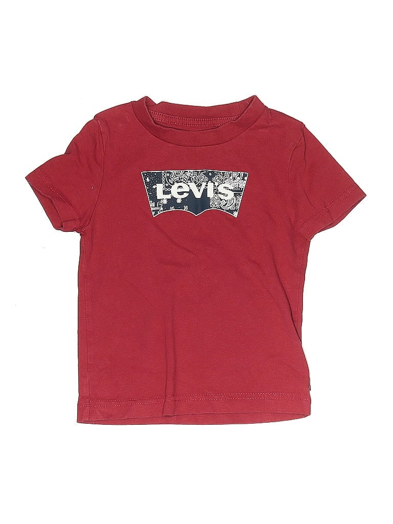 Pre-owned Levi's Kids'  Short Sleeve T-shirt In Red