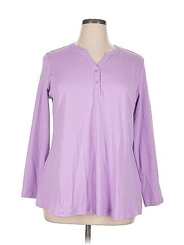 Isaac Mizrahi LIVE! Long Sleeve Henley (view 1)