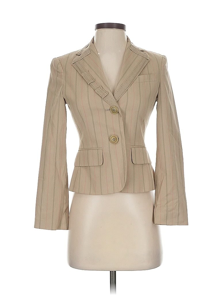 Pre-owned Bcbgmaxazria Blazer Jacket In Brown