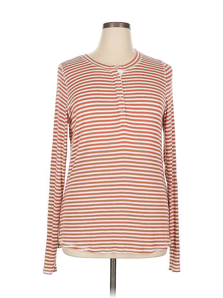 PURE AND GOOD Pre-owned Long Sleeve T-shirt In Red