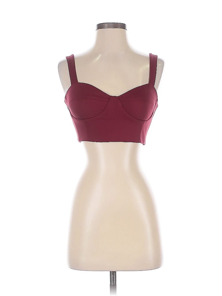Pre-owned Love, Bonito Sports Bra In Burgundy