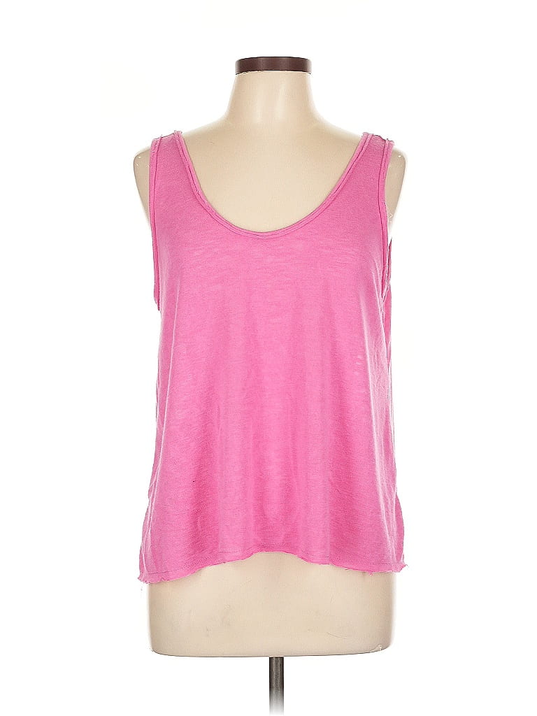 Click to view more detailed imagery on our partner's website Pre-owned Treasure & Bond Tank Top Pink Strapless Neckline Tops