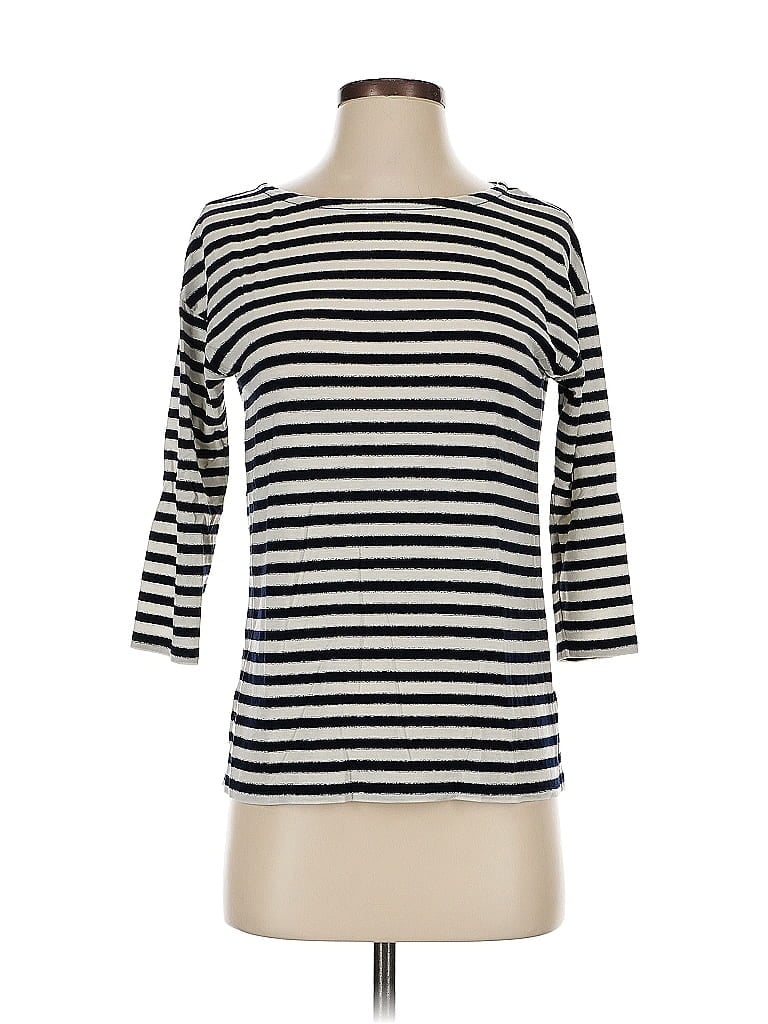 Pre-owned Talbots 3/4 Sleeve T-shirt In Black