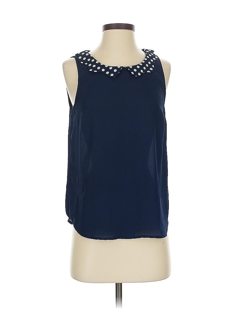 Pre-owned Lc Lauren Conrad Sleeveless Blouse In Blue