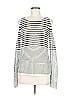 Rag & Bone/JEAN 100% Cotton Stripes Silver Pullover Sweater Size M - photo 1