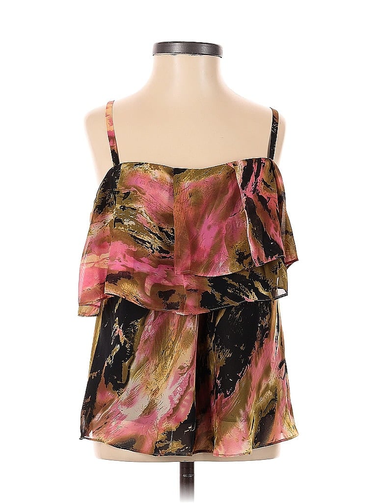 Pre-owned Nine West Sleeveless Blouse In Pink