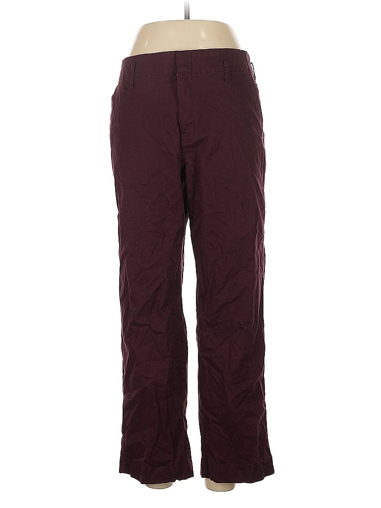 Pre-owned A New Day Casual Pants In Burgundy