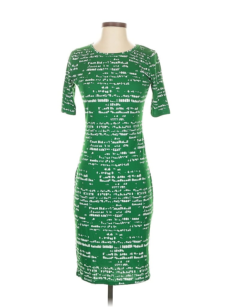 Pre-owned Lularoe Cocktail Dress In Green