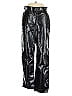 Babaton 100% Polyurethane Metallic Silver Casual Pants Size 2 - photo 1