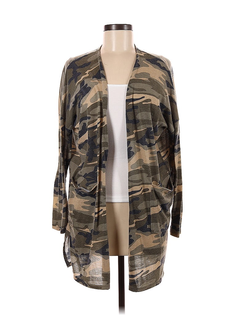 Pre-owned Texas True Threads Cardigan Sweater In Brown