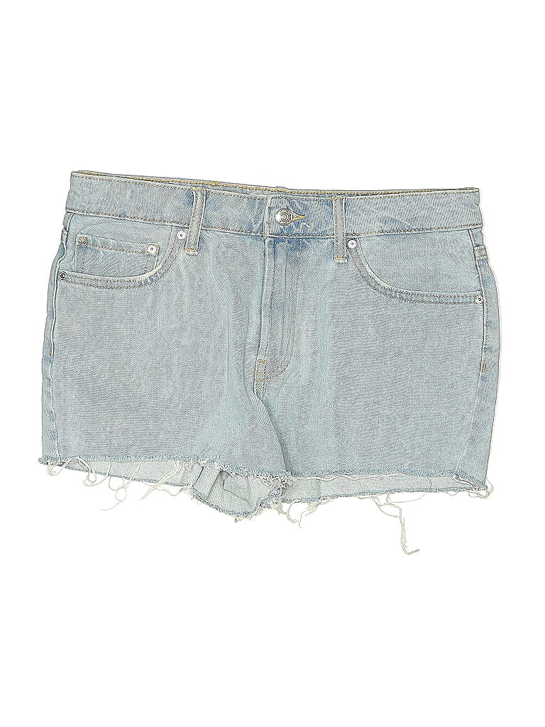 Pre-owned Mango Denim Shorts In Blue