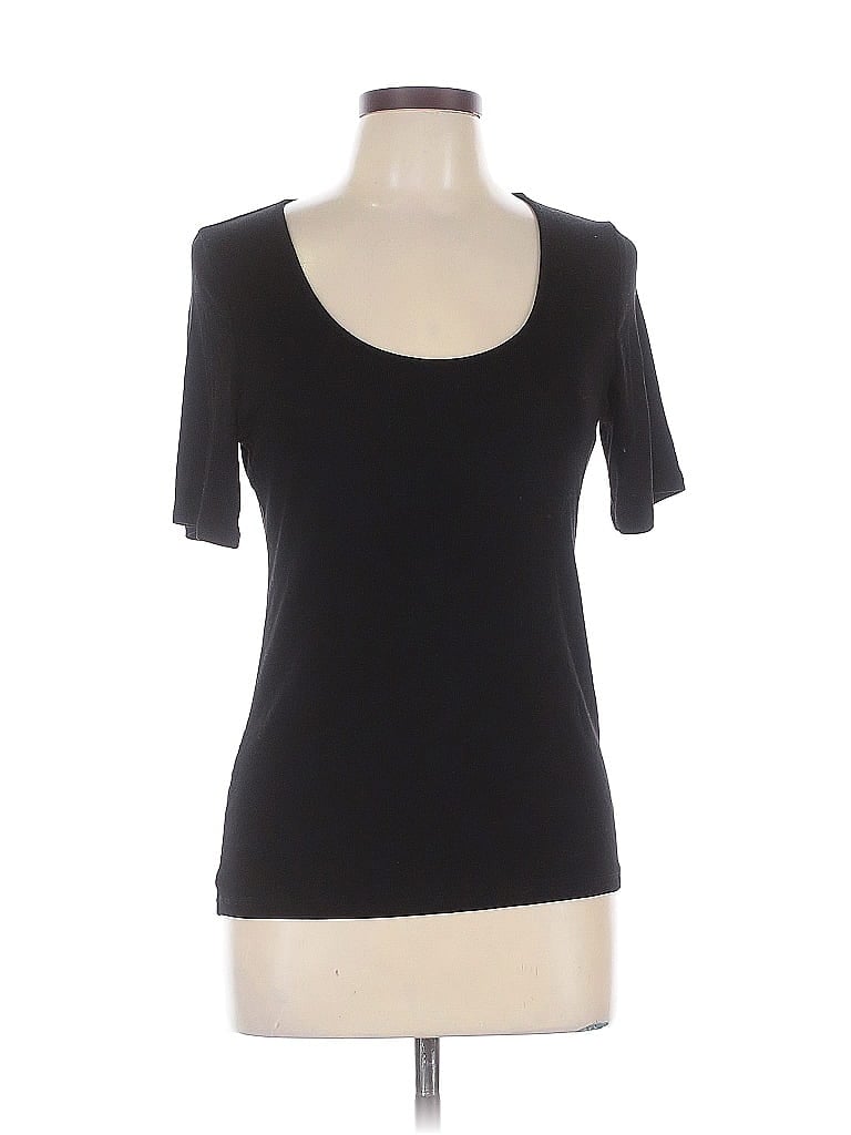 Pre-owned Adriano Goldschmied Short Sleeve T-shirt In Black