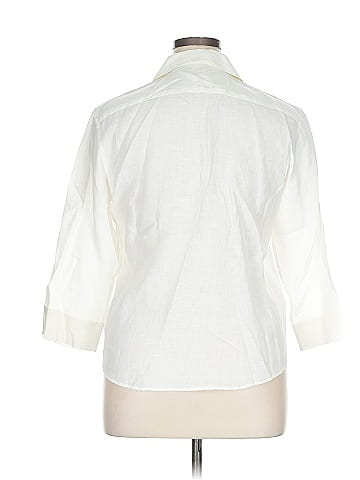 Faconnable 3/4 Sleeve Button-Down Shirt (view 2)