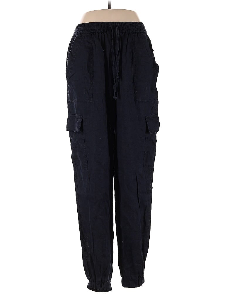 Pre-owned Magaschoni Linen Pants In Blue