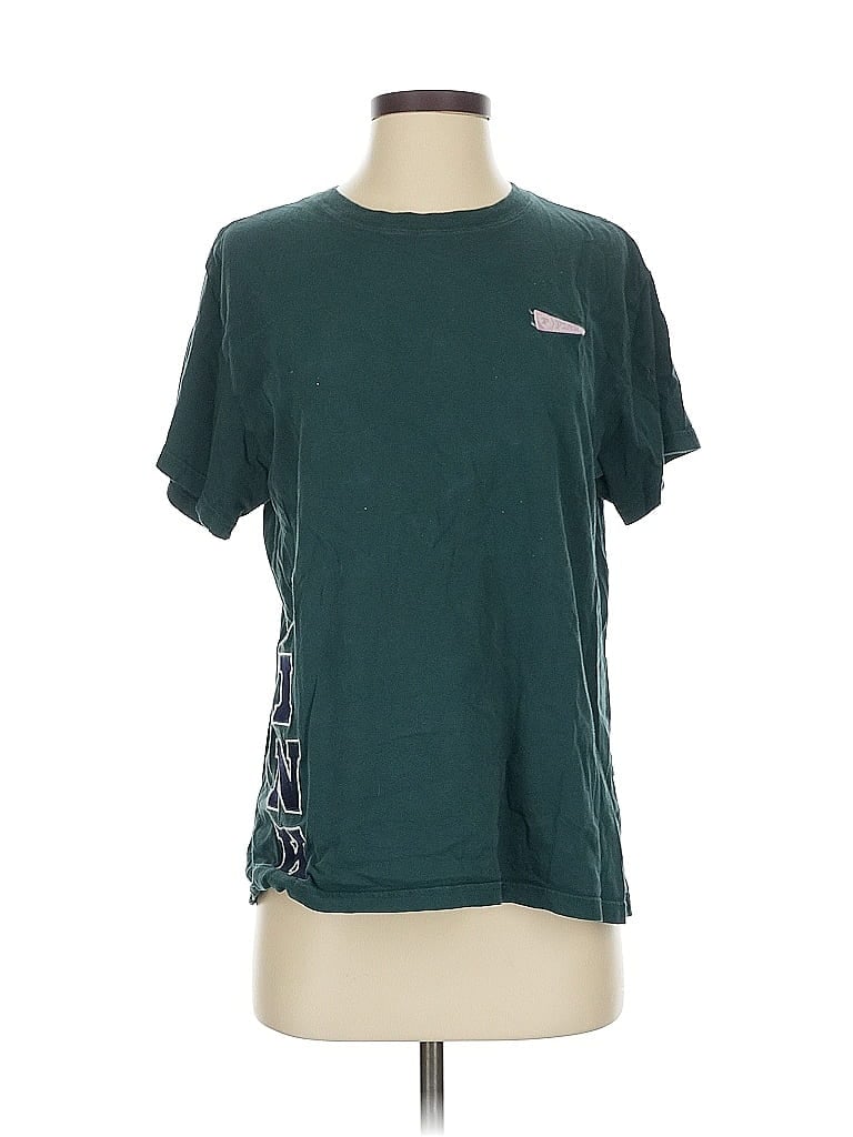 Pre-owned Victoria's Secret Pink Short Sleeve T-shirt In Green