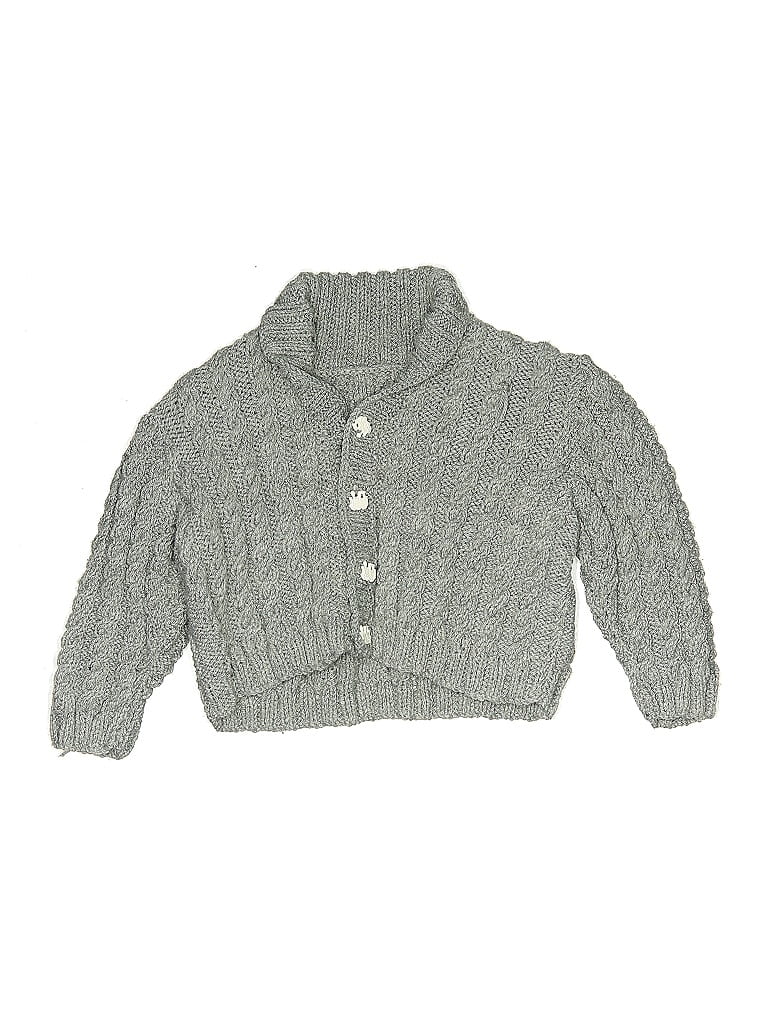Pre-owned Unbranded Kids' Cardigan Sweater In Gray