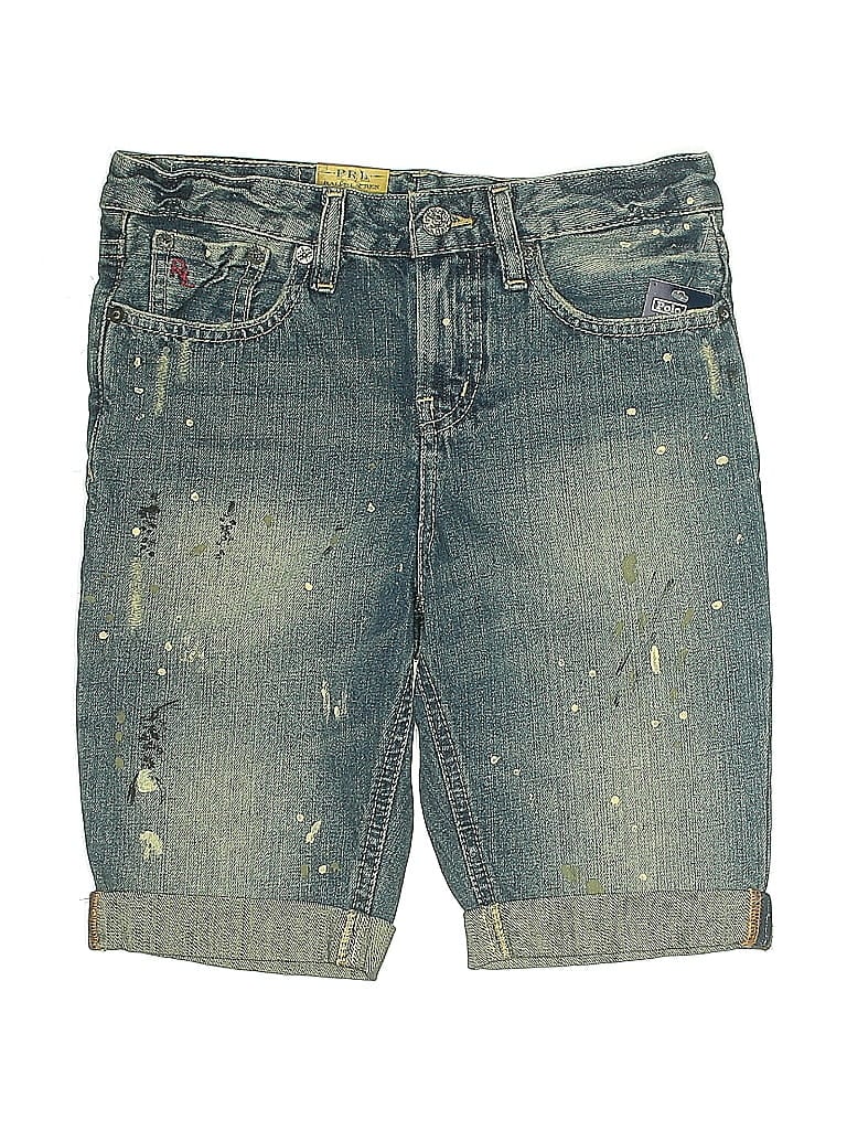 Pre-owned Polo By Ralph Lauren Kids' Denim Shorts In Green