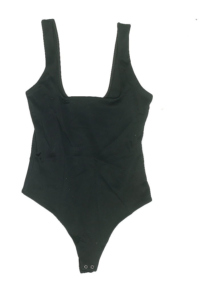 Pre-owned Good American Bodysuit In Black