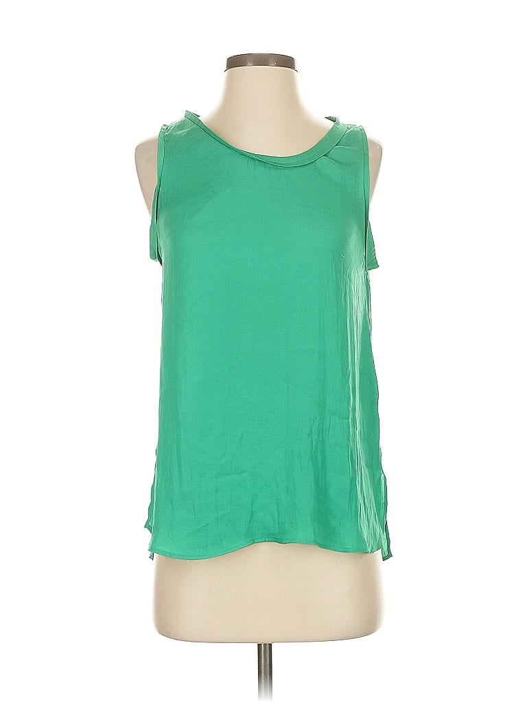 Pre-owned Naked Zebra Sleeveless Blouse In Green