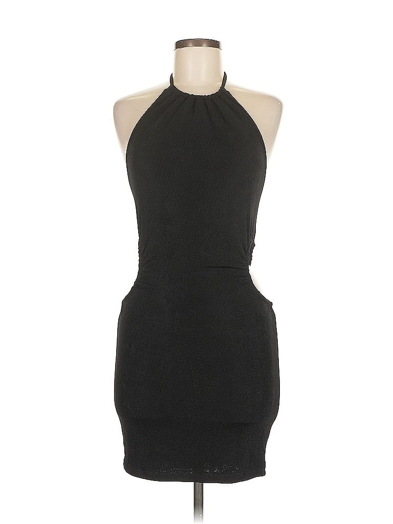 Pre-owned Elodie Cocktail Dress In Black