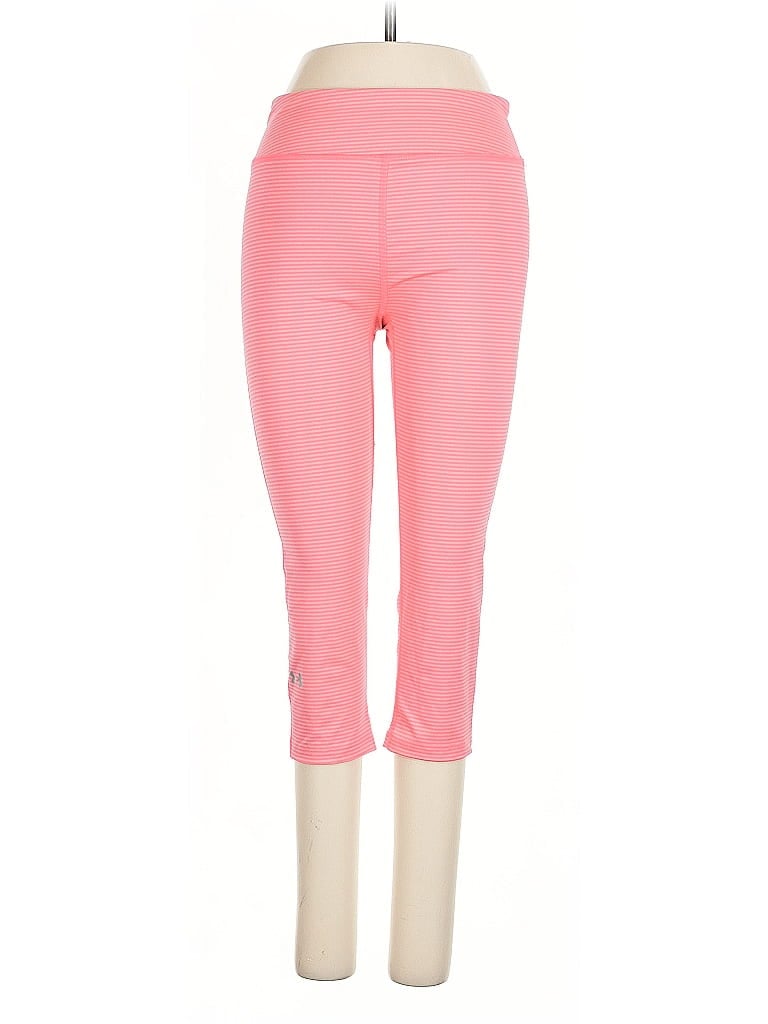 Pre-owned Under Armour Active Pants In Pink