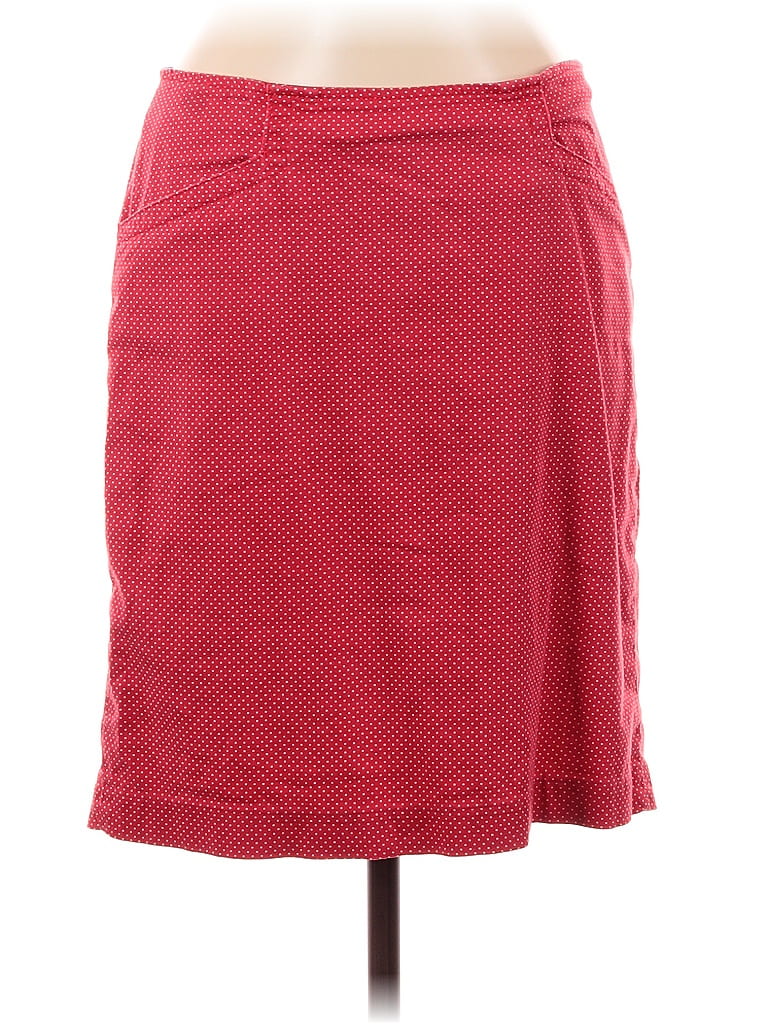 Pre-owned Ellen Tracy Casual Skirt In Red