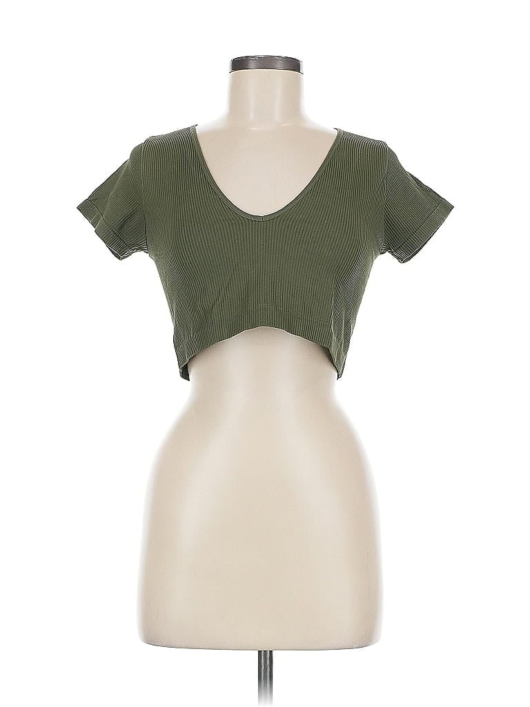 Pre-owned Garage Short Sleeve T-shirt In Green