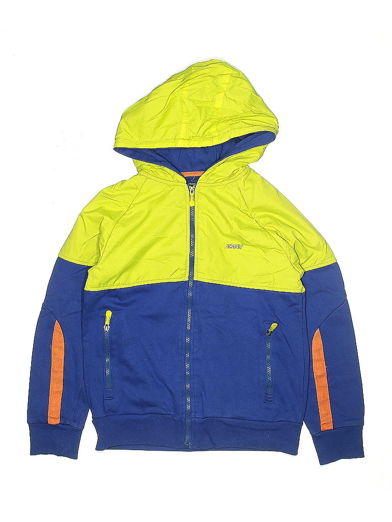 Click to view more detailed imagery on our partner's website Pre-owned Dkny Kids' Zip Up Hoodie In Yellow