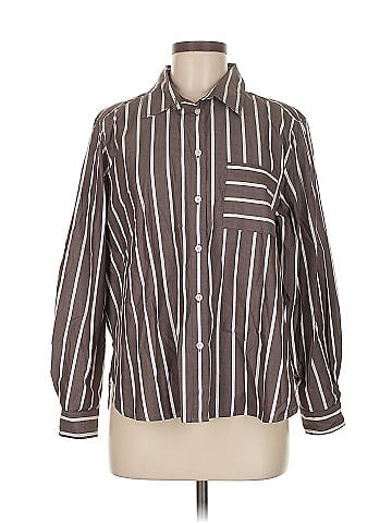 Ann Taylor LOFT Long Sleeve Button-Down Shirt (view 1)