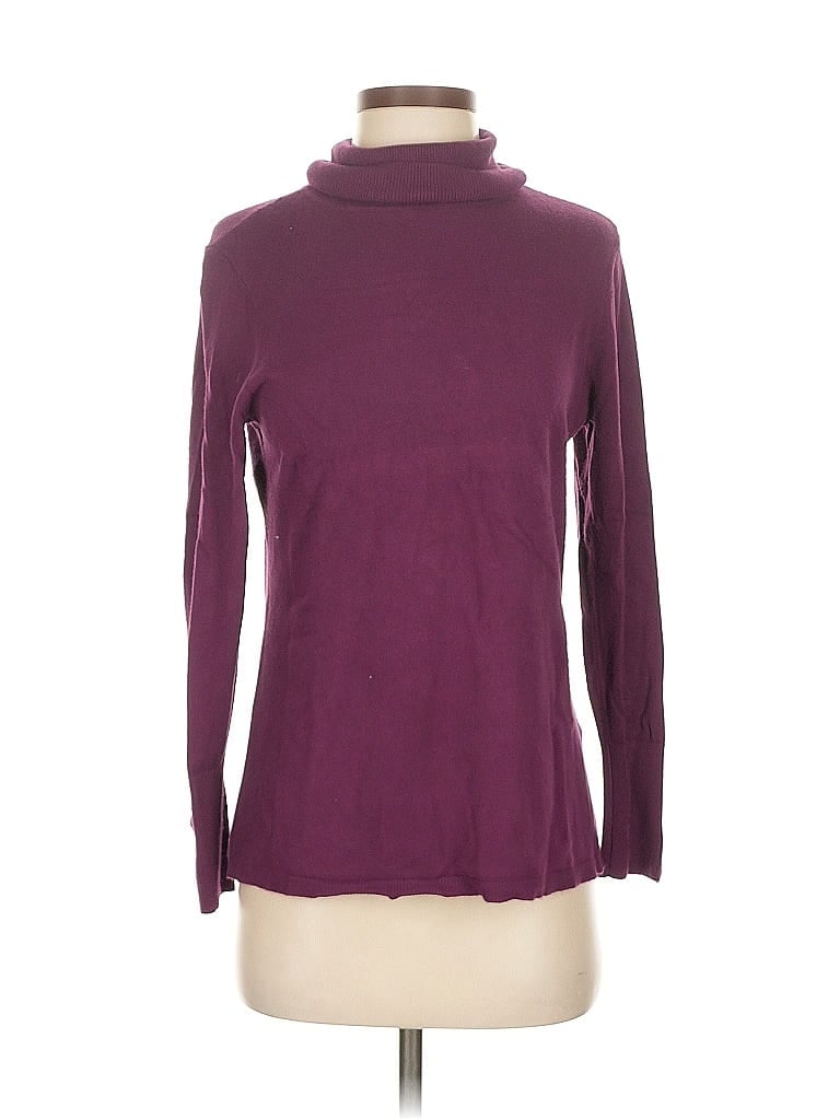 Click to view more detailed imagery on our partner's website Pre-owned Jm Collection Turtleneck Sweater In Burgundy