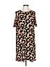 Kaiya Print Black Casual Dress Size L - photo 1
