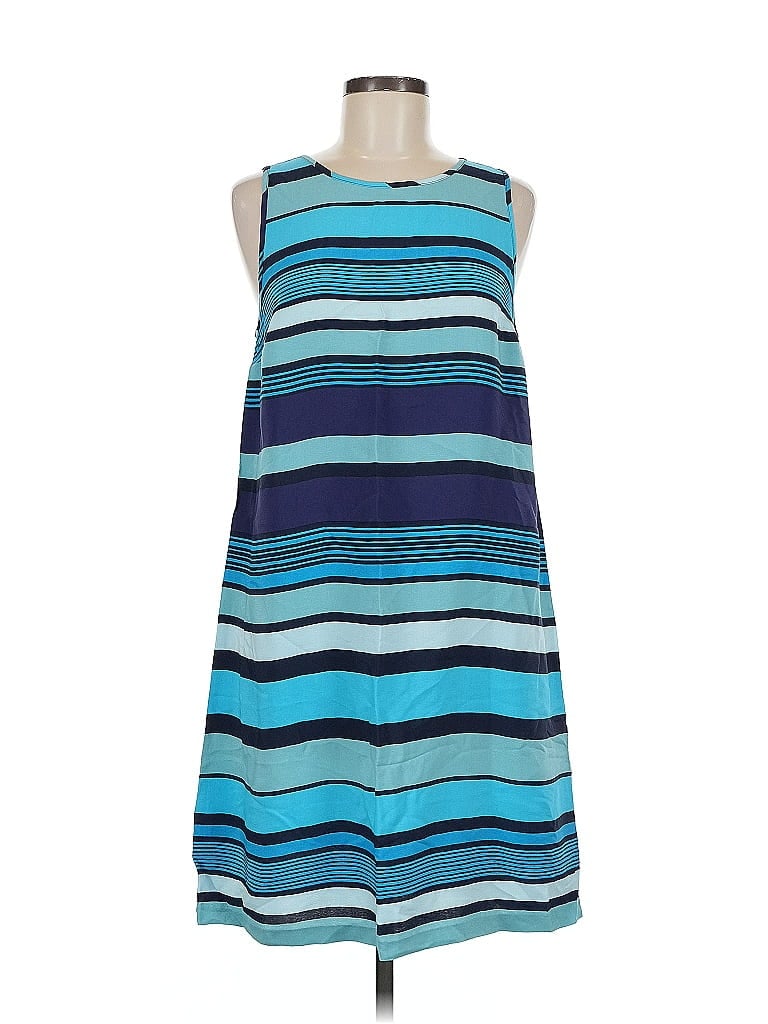 Pre-owned Ann Taylor Loft Outlet Casual Dress In Blue