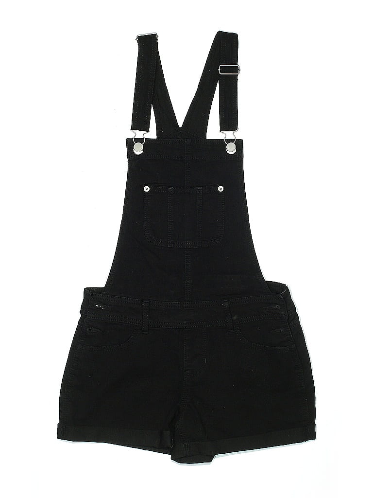 Pre-owned No Boundaries Overall Shorts In Black