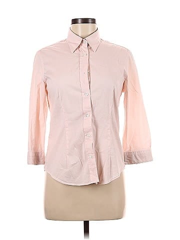 Burberry 3/4 Sleeve Button-Down Shirt (view 1)