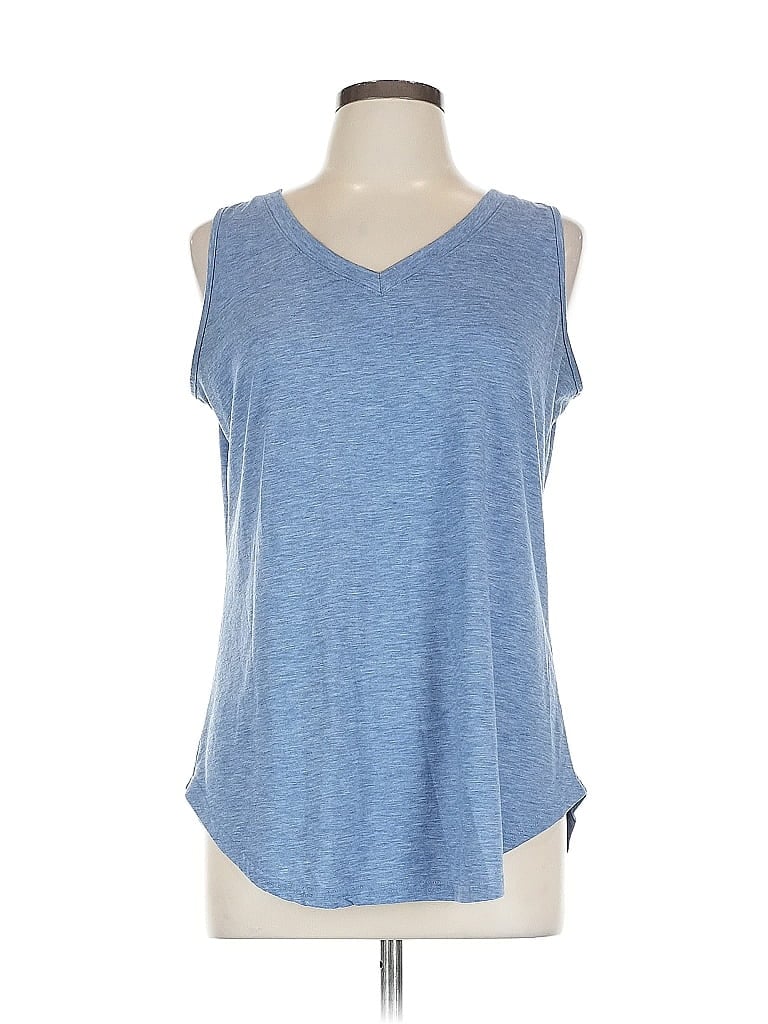 Pre-owned Unbranded Sleeveless T-shirt In Blue