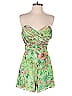 Jay Godfrey 100% Polyester Tropical Green Romper Size 2 - photo 1