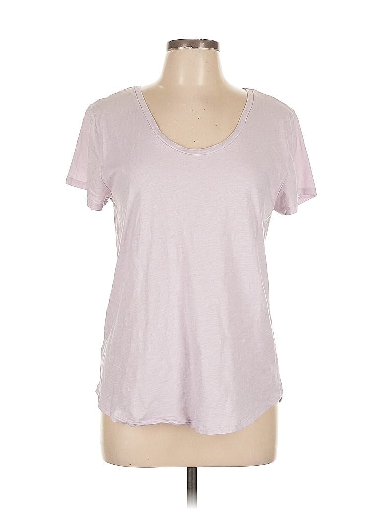 Pre-owned Ann Taylor Loft Outlet Short Sleeve T-shirt In Pink