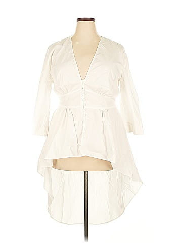 7th Avenue Design Studio New York & Company 3/4 Sleeve Blouse (view 1)