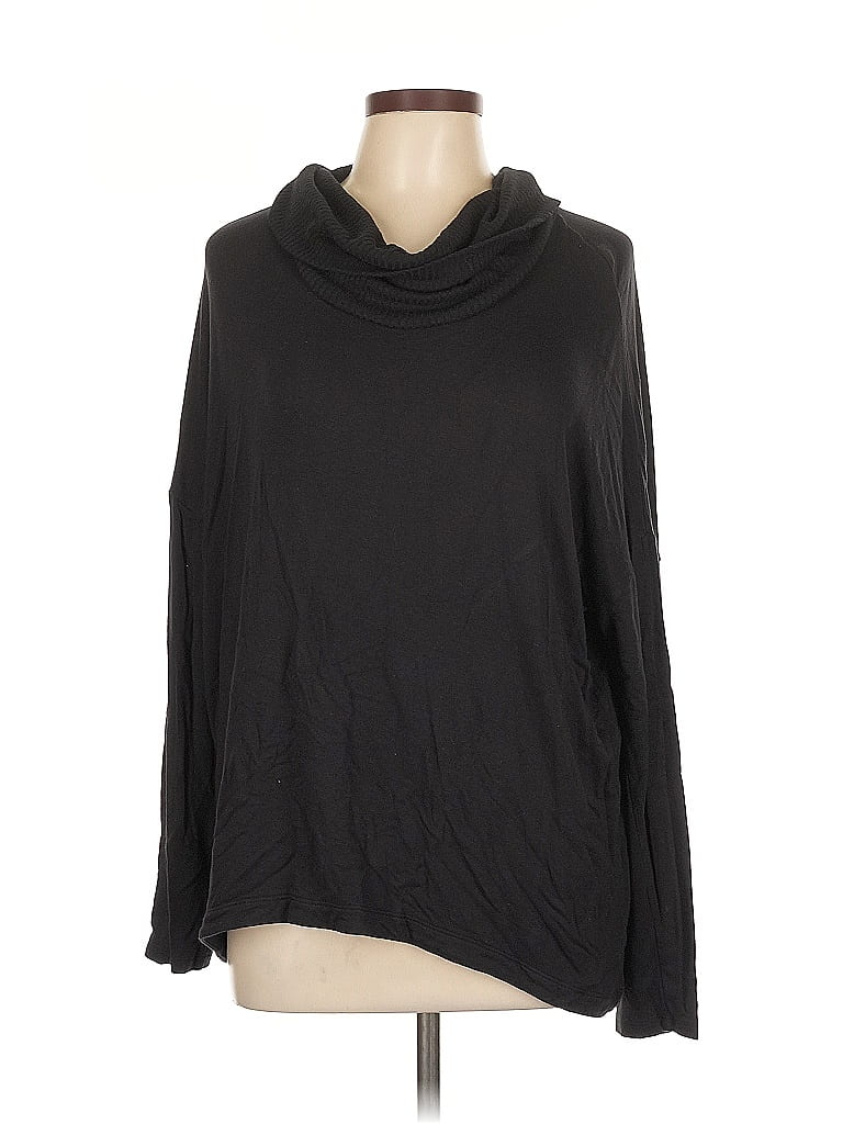 Pre-owned Lou & Grey For Loft Long Sleeve Turtleneck In Black