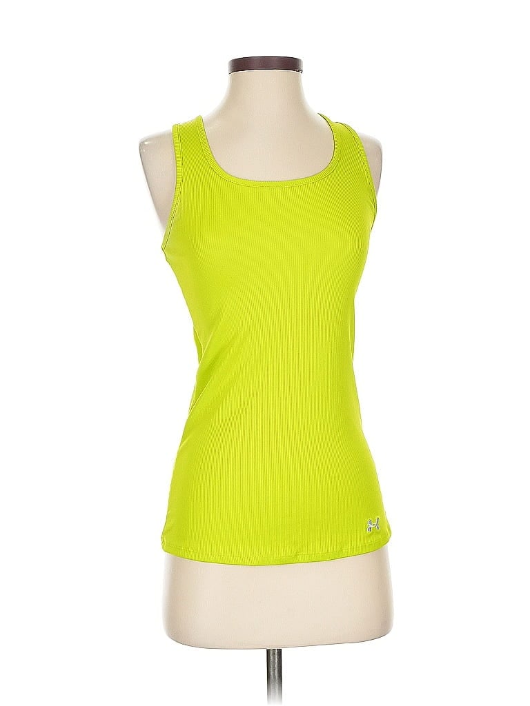 Pre-owned Under Armour Active Tank Top In Green
