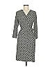 Talbots Print Gray Casual Dress Size M - photo 1