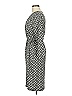 Talbots Print Gray Casual Dress Size M - photo 5