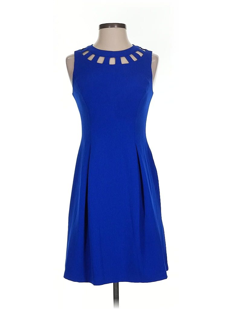 Pre-owned Eliza J Cocktail Dress In Blue