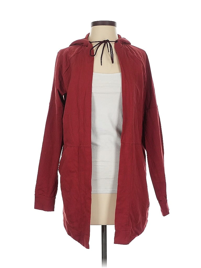 Pre-owned Adidas Originals Cardigan Sweater In Burgundy