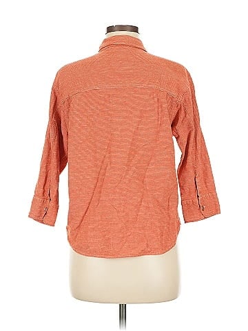Chico's Design 3/4 Sleeve Button-Down Shirt (view 2)