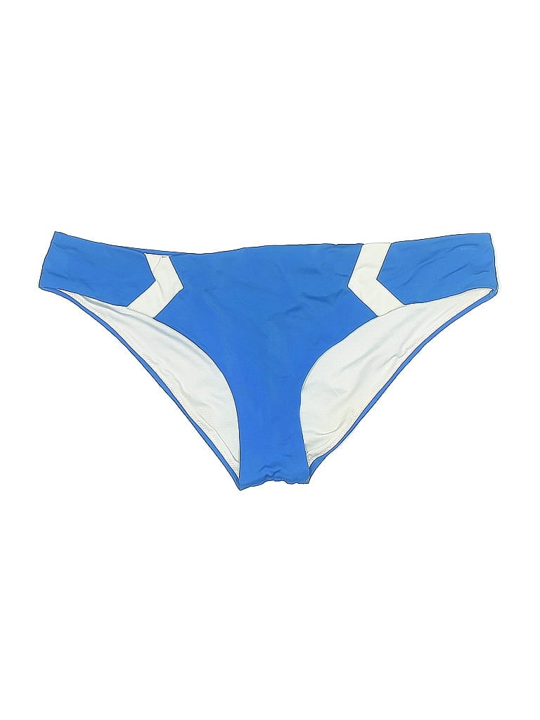 Pre-owned Victoria's Secret Pink Swimsuit Bottoms In Blue